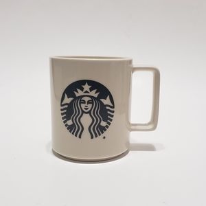 Starbucks 14oz Coffee Mug Siren Logo Cream & Gray